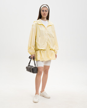 Juun.j Жовта вітровка з вишивкою логотипа JW6339W020