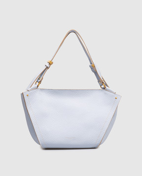 Gianni Chiarini Голубая кожаная сумка-тоут Bloom BS12226RNGDBLTU