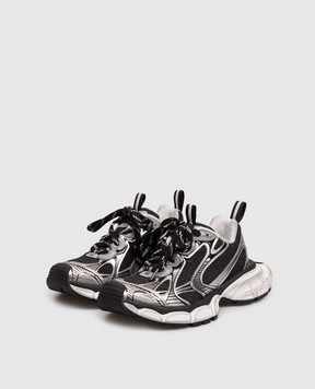 Balenciaga Чорні кросівки 3XL з глітером 734731W3XLX