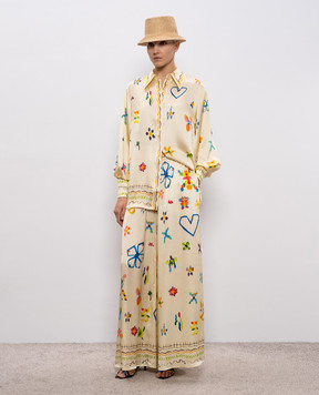 Alemais Жовті палаццо Sidi із шовку 6384P