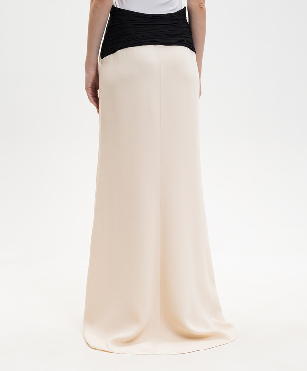 Valentino Бежева спідниця із шовку 8B0RAF151MM зображення 4