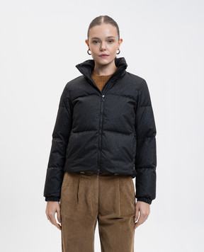 Woolrich Зеленая пуховая куртка в узор CFWWOU2062FRUT5093