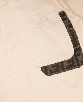 Fendi Дитяча бежева сорочка JMA355AS5Y812+
