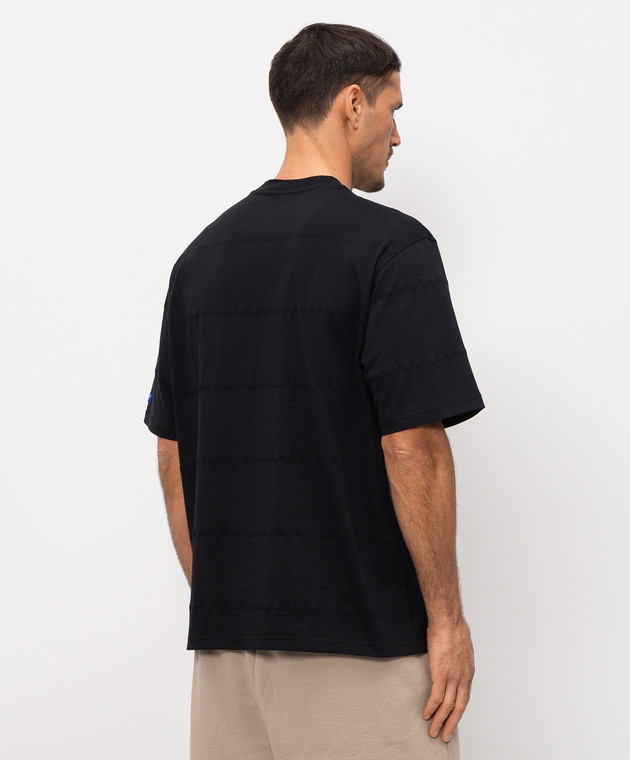 A Cold Wall Чорна футболка з принтом монограми ACWMTS253A зображення 4