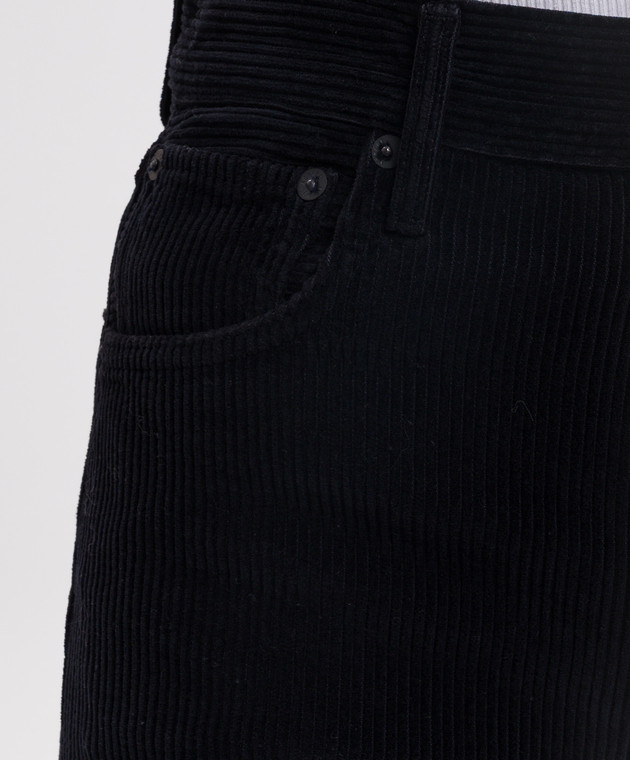 AGOLDE Темно-синие вельветовые брюки Ren Jean A92581840 изображение 5