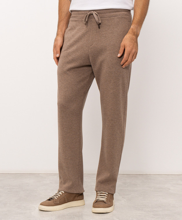 Canali Коричневі спортивні штани MJ02454T0952 зображення 3