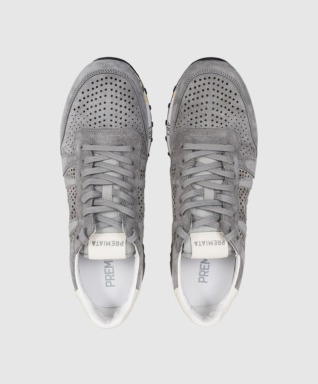 Premiata Сірі замшеві кросівки ERIC ERIC зображення 4