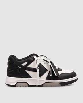 Off-White Кожаные кроссовки Out Of Office с контрастным логотипом OWIA259C99LEA006