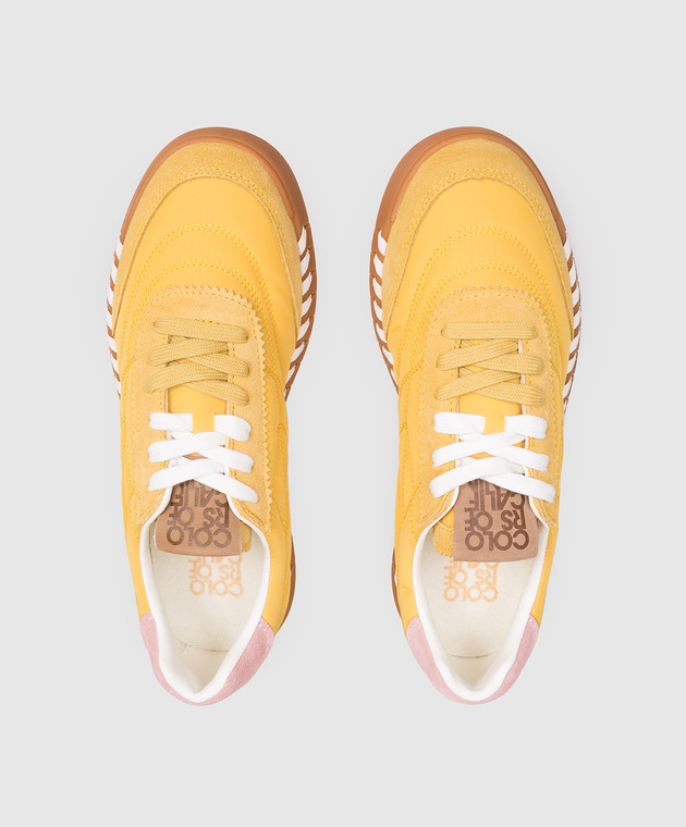 Colors of California Желтые комбинированные кроссовки TAHOE 16 HCTAHOE16 изображение 4