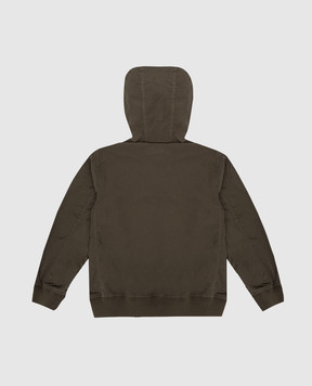 C.P. Company Дитяча вітровка кольору хакі CUS01RL3C0048