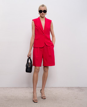 Twinset Розовый жакет с льном 261AP2320