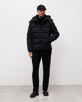 Moncler Синій пуховик Moncler Maya 70 K20911A0020553333