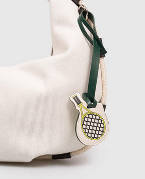 Bally Зеленый кожаный брелок для сумки Airbag MLO053VT852