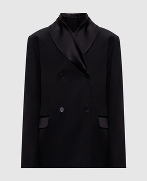 Loulou de Saison Черный двубортный жакет JIHA JIHA