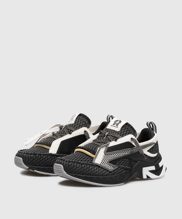 Off-White Черные кроссовки Space Memo OF05804001 изображение 2