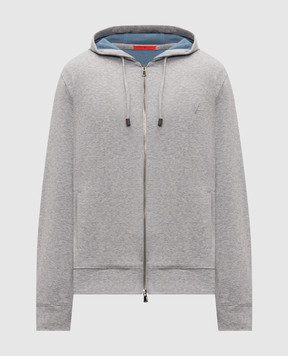 ISAIA Сіра меланжева спортивна куртка MFRI18J0300