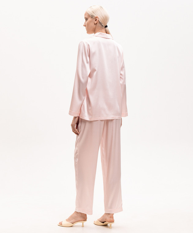 Dore & Rose Рожева піжама із шовку SILKPJSET зображення 3