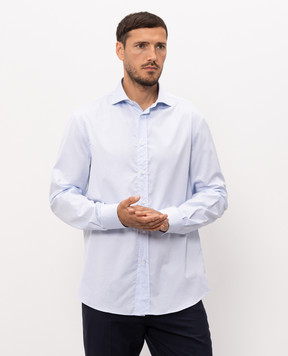 Brunello Cucinelli Голубая рубашка MBUC40627