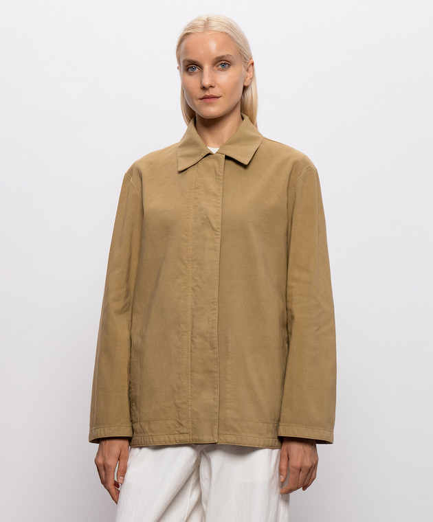 The Row Коричневая куртка Baeza 10948W2967 изображение 3
