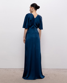 Victoria Beckham Синя сукня максі Isabella 1226WDR007004A