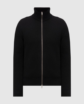Maison Margiela MM6 Чорний кардиган з вовною SH0AM0095M13286