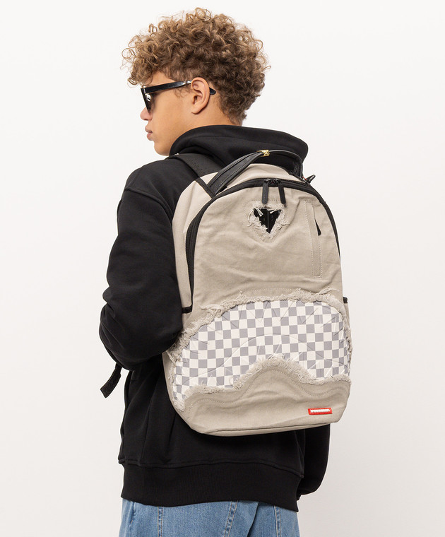 Sprayground Дитячий сірий рюкзак THE BREAKOUT 910B8610NSZ зображення 2