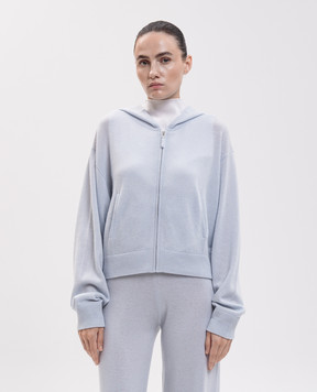 Allude Блакитна спортивна куртка з вовни та кашеміру 26517700