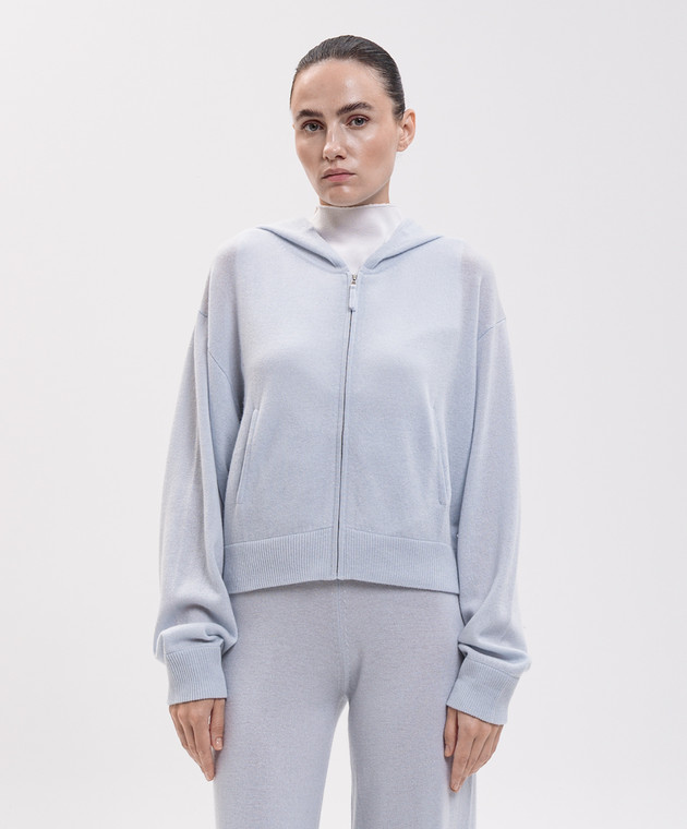 Allude Блакитна спортивна куртка з вовни та кашеміру 26517700 зображення 3