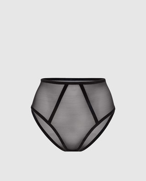 Wolford Чорні трусики з високою посадкою 4W2312