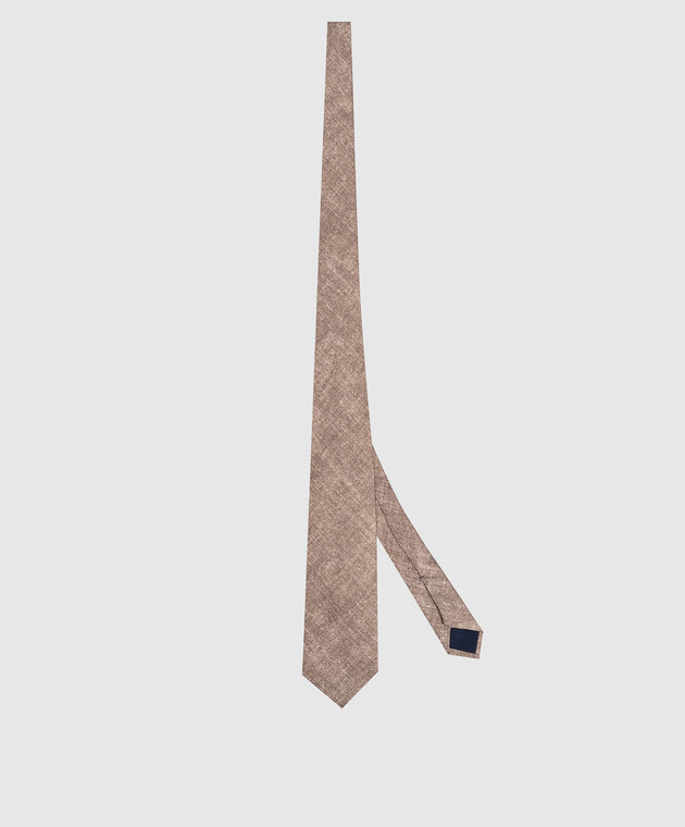 Pini Parma Коричнева краватка із шовку 60594203 зображення 3