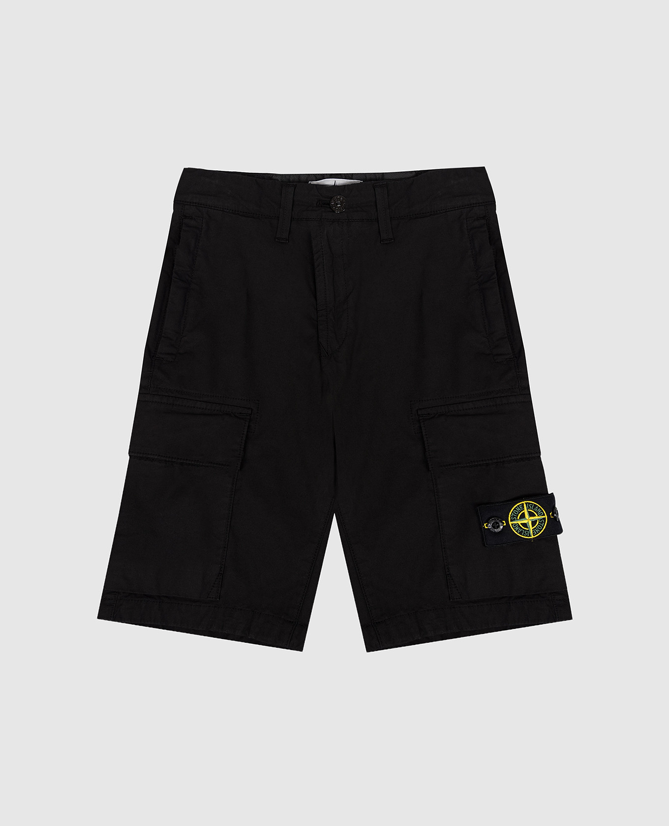 Детские черные шорты карго