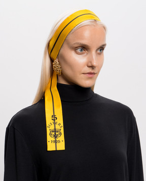 Fendi Двостороння стрічка-твіллі Wrappy з принтом FXT011B1VF