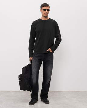 Maison Margiela MM6 Черный лонгслив SH0NH0022M20050