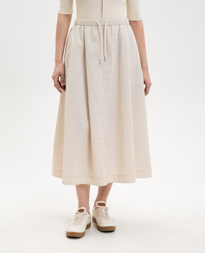 Juun.j Юбка миди цвета айвори JW6327W050