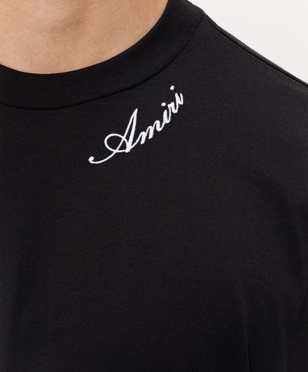 AMIRI Чорна футболка AMTOJR1164 зображення 4