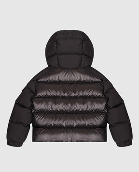 Moncler ENFANT Детский черный пуховик Hyoseris L29541A00076597YX