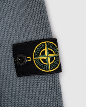 Stone Island Дитячий сірий светр з патчем логотипа K2S165100018S01A268