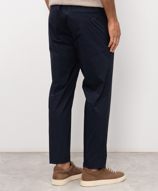 Peserico Сині штани з нашивкою логотипа R5472503654 зображення 4