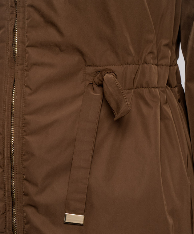 Max Mara Коричнева двостороння куртка CHARME MTCCHARME зображення 4