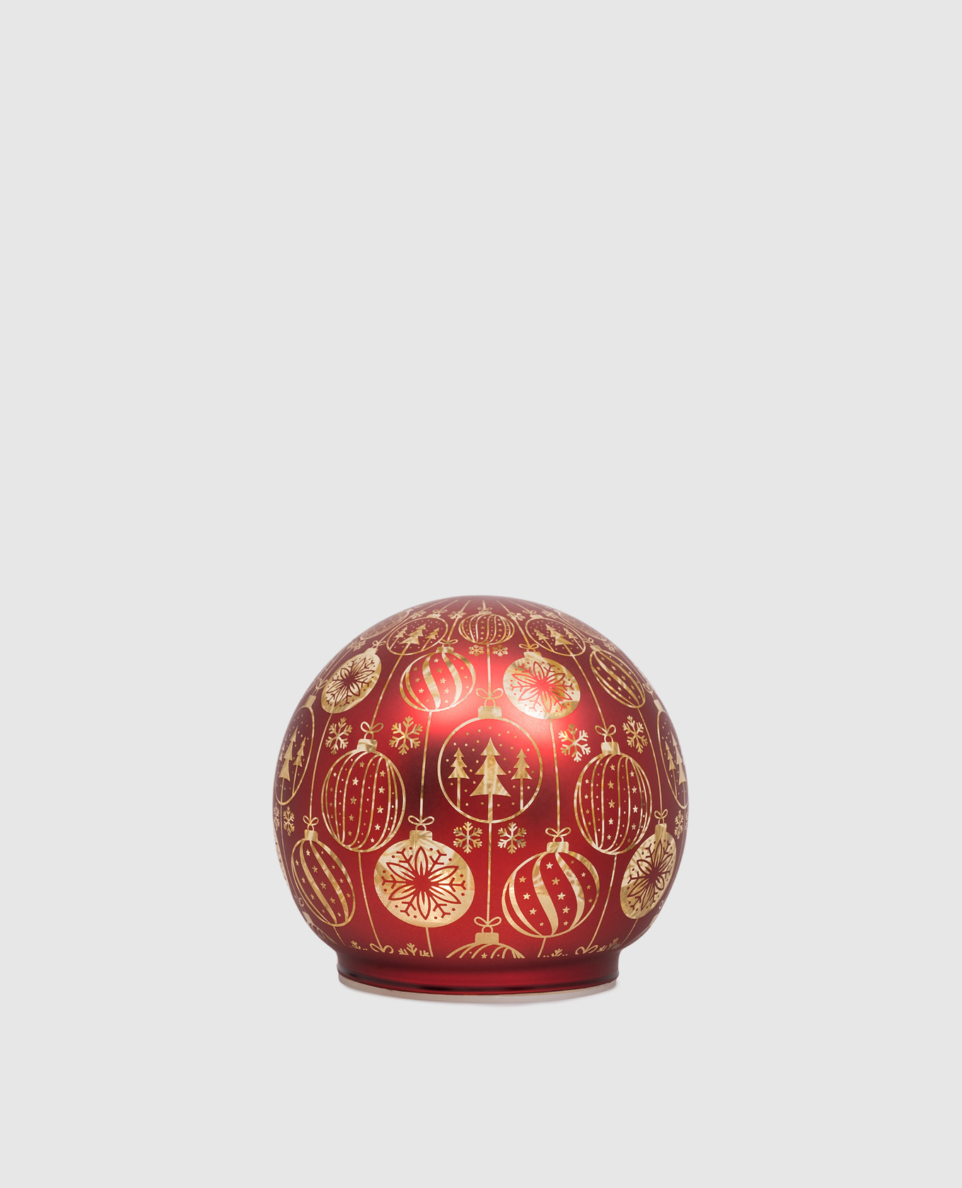 

Бордовый рождественский светодиодный шар, Декор