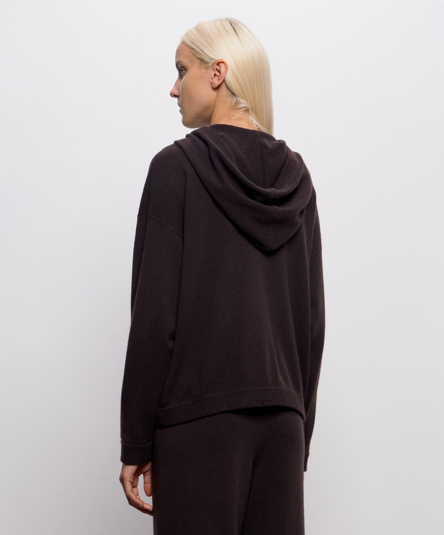 Simonetta Ravizza Коричневая спортивная куртка Marcel F06KN125T10 изображение 4