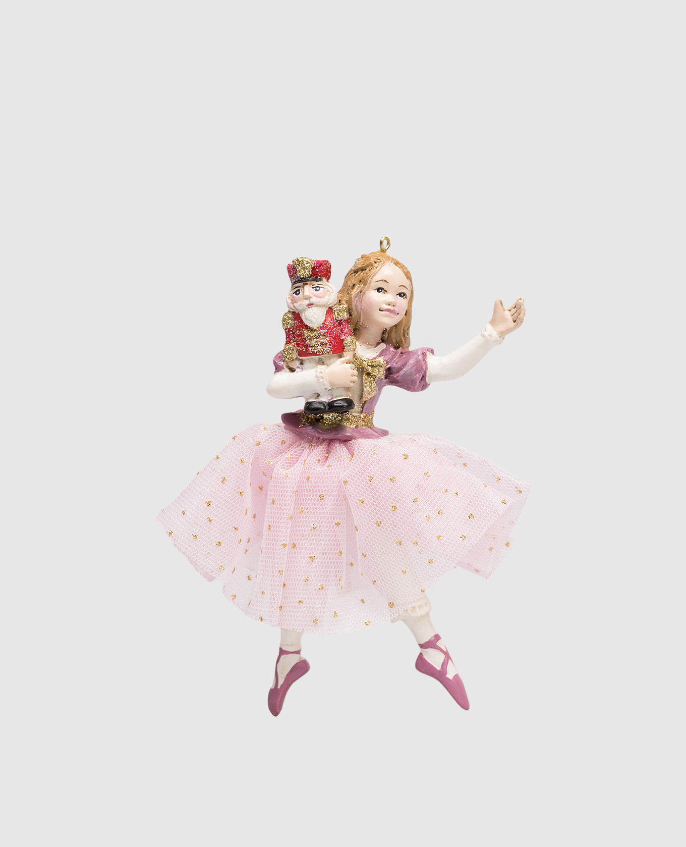

Елочное украшение Nutcracker Clara, Розовый, Елочные украшения