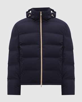 Brunello Cucinelli Синій пуховик MV4061836