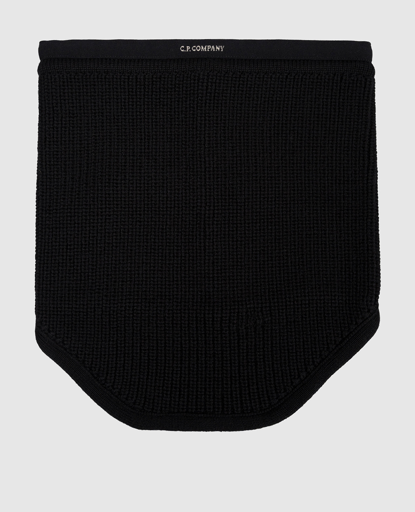 

Черный баф из шерсти с логотипом, Шарфы