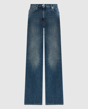 Peserico Синие джинсы с логотип патч A04256L86Q04946