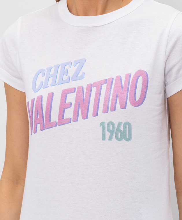 Valentino Белая футболка 9B3MG26MAA8 изображение 5
