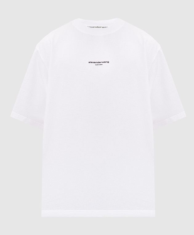 Alexander Wang Белая футболка с вышивкой логотипа UCC3261905