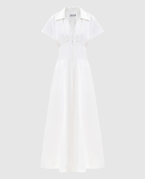 Simkhai Біла сукня міді Farlow 1261229CF