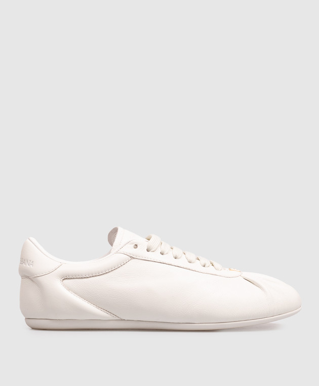 Dolce&Gabbana Белые кожаные кроссовки Ballet CK2485A3O78