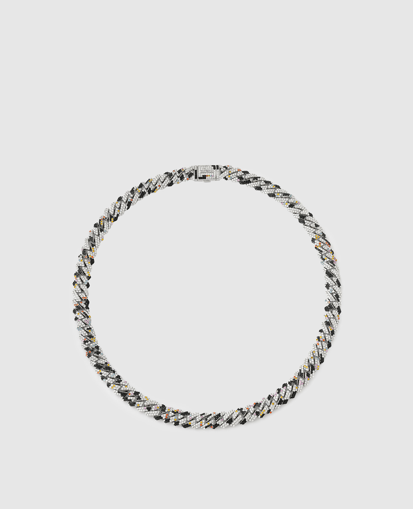 

Колье Glitch с белым золотом, Разноцветный, Колье